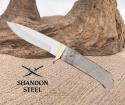 4" Full Tang Drop Point Blade Blank Custom Knife Making Hunting Blade (7709)
