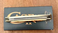 CASE XX 3-BLADED MINI TRAPPER KNIFE W/WHARNCLIFF 6307W BONE HANDLES UNUSED 2016