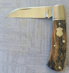 Poroshyn Bark Mammoth Native...3 5/8" closed...M390..3 5/8" closed..Direct from maker...Box & coa