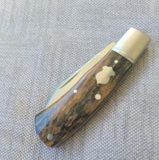 Poroshyn Bark Mammoth Native...3 5/8" closed...M390..3 5/8" closed..Direct from maker...Box & coa