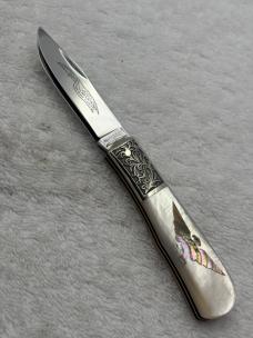 Eagle Brand Cutlery / Parker Cutlery Co 2 Blade Pearl Barlow Made In Japan (#21)