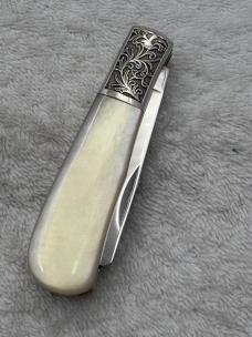 Eagle Brand Cutlery / Parker Cutlery Co 2 Blade Pearl Barlow Made In Japan (#21)
