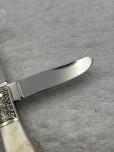 Eagle Brand Cutlery / Parker Cutlery Co 2 Blade Pearl Barlow Made In Japan (#21)