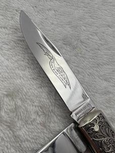 Eagle Brand Cutlery / Parker Cutlery Co 2 Blade Pearl Barlow Made In Japan (#21)