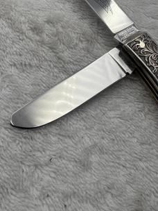 Eagle Brand Cutlery / Parker Cutlery Co 2 Blade Pearl Barlow Made In Japan (#21)