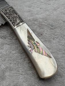 Eagle Brand Cutlery / Parker Cutlery Co 2 Blade Pearl Barlow Made In Japan (#21)