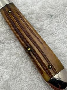 Queen Steel #28 2 Blade Trapper Pocket Knife (#71)