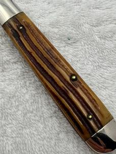Queen Steel #28 2 Blade Trapper Pocket Knife (#71)
