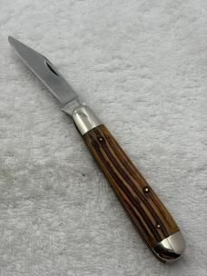 Queen Steel #28 2 Blade Trapper Pocket Knife (#71)