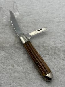 Queen Steel #28 2 Blade Trapper Pocket Knife (#71)