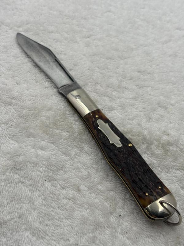 Robeson Shuredge Vintage 1 Blade Coke Bottle #61211 Pocket Knife Made In USA (#76)