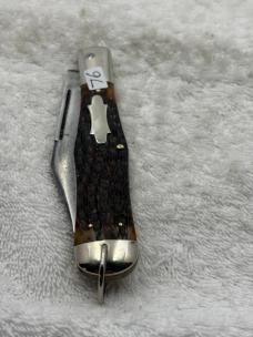 Robeson Shuredge Vintage 1 Blade Coke Bottle #61211 Pocket Knife Made In USA (#76)