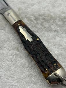 Robeson Shuredge Vintage 1 Blade Coke Bottle #61211 Pocket Knife Made In USA (#76)