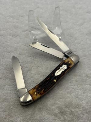 Schrade Uncle Henry 897UH 3 Blade Medium Size Stockman Made In USA 77