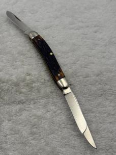 Schrade Uncle Henry 897UH 3 Blade Medium Size Stockman Made In USA (#77)