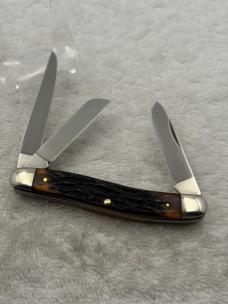 Schrade Uncle Henry 897UH 3 Blade Medium Size Stockman Made In USA (#77)
