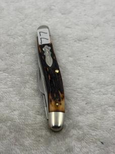 Schrade Uncle Henry 897UH 3 Blade Medium Size Stockman Made In USA (#77)