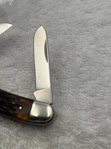 Schrade Uncle Henry 897UH 3 Blade Medium Size Stockman Made In USA (#77)