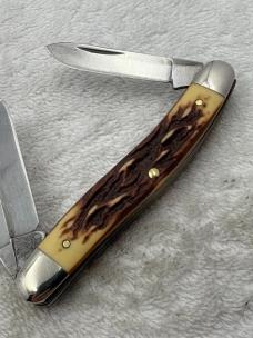 Schrade Uncle Henry 897UH 3 Blade Pocket Knife Made In USA (#79)