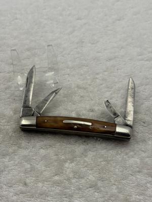 Ka-Bar Union Cutlery Co Vintage 4 Blade Congress Made In USA 80