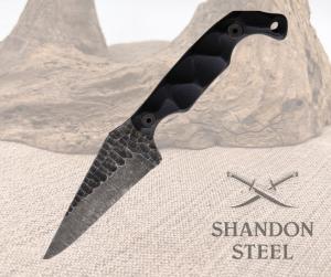 Stroup Knives Bravo 5 Fixed Knife 35quot 1095HC Steel Full Tang Blade G10 Handle