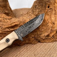 Stroup Knives GP2 Fixed Knife 3.75" 1095HC Steel Full Tang Blade Tan G10 Handle