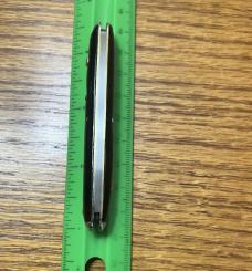 SCHRADE CUT CO WALDEN NY SAFETY PUSH BUTTON POCKET KNIFE - 3 3/8" CLOSED 