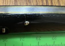 SCHRADE CUT CO WALDEN NY SAFETY PUSH BUTTON POCKET KNIFE - 3 3/8" CLOSED 