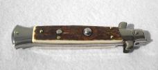 NEW FRANK BELTRAME 9" GENUINE STAG BAYONET BLADE ITALIAN STILETTO