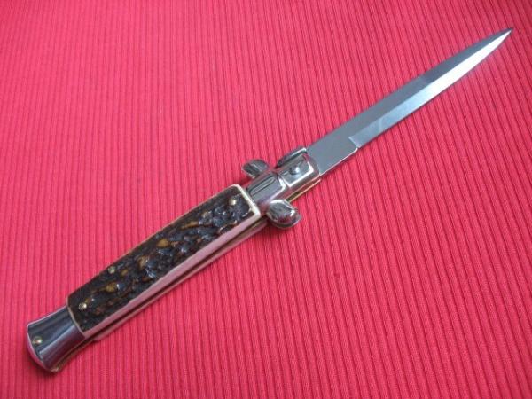 NEW ARMANDO BELTRAME 9" STAG Bayonet Blade ITALIAN STILETTO Knife