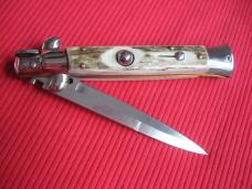 NEW ARMANDO BELTRAME 9" STAG Bayonet Blade ITALIAN STILETTO Knife