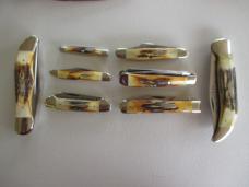 Case Blue Scroll Stag Set  