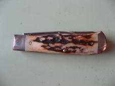 GREAT EASTERN NORTHFIELD 73 SCOUT LONG PULL JACK BURNT STAG #12
