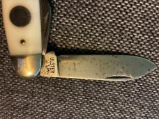 Rare white-handled Ulster camp knife