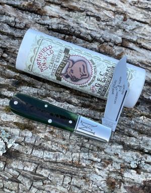 GEC NORTHFIELD  SFA 771116-S PICKLE GREEN MARROW BONE SATIN YANKEE BARLOW 1 OF 16
