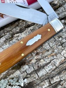 GEC TIDIOUTE ** SFA 771225 NATURAL LINEN MICARTA YANKEE JACK KNIFE (1 OF 35)