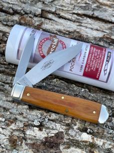 GEC TIDIOUTE ** SFA 771225 NATURAL LINEN MICARTA YANKEE JACK KNIFE (1 OF 35)