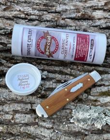 GEC TIDIOUTE ** SFA 771225 NATURAL LINEN MICARTA YANKEE JACK KNIFE (1 OF 35)