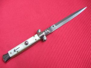 NEW ARMANDO BELTRAME 9" White Horn ITALIAN STILETTO Knife