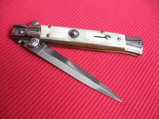 NEW ARMANDO BELTRAME 9" White Horn ITALIAN STILETTO Knife
