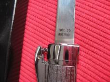 Older Chrome Plated Gravity Machined Handle OTF Knife