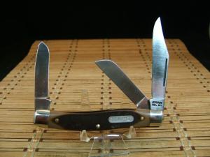 SCHRADE OLD TIMER 8OT SR STOCKMAN USA MADE VINTAGE HIGH CARBON STEEL FOLDING 3 BLADE POCKET KNIFE