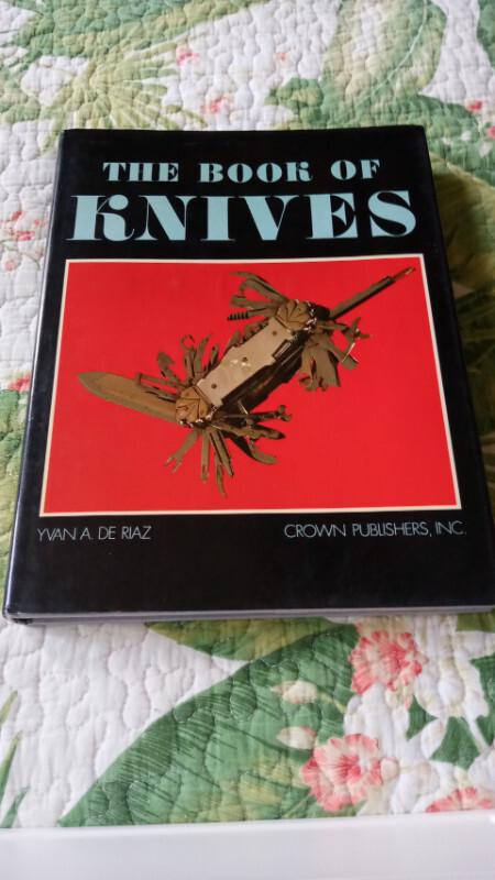 The Book of Knives by Yvan A. De Riaz Very Good Condition Hardcover