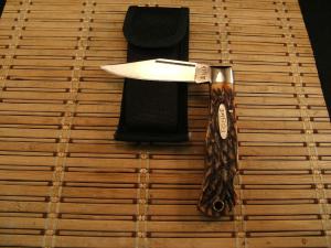 RIGID RG77 RARE LIGHTLY USED USA MADE LARGE 440A STAINLESS STEEL BLADE LOCK BACK POCKET KNIFE
