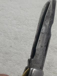 Camillus Vintage 2 Blade Electrician Liner Lock Knife Made In USA (#81)