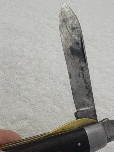 Camillus Vintage 2 Blade Electrician Liner Lock Knife Made In USA (#81)