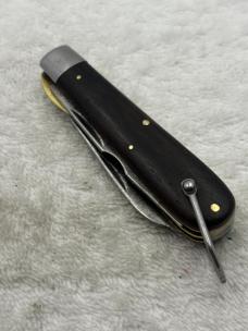 Camillus Vintage 2 Blade Electrician Liner Lock Knife Made In USA (#81)