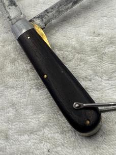 Camillus Vintage 2 Blade Electrician Liner Lock Knife Made In USA (#81)