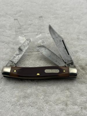 Schrade Old Timer 6OT 3 Blade Stockman Made In USA 82