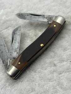 Schrade Old Timer 8OT 3 Blade Stockman Made In USA (#82)